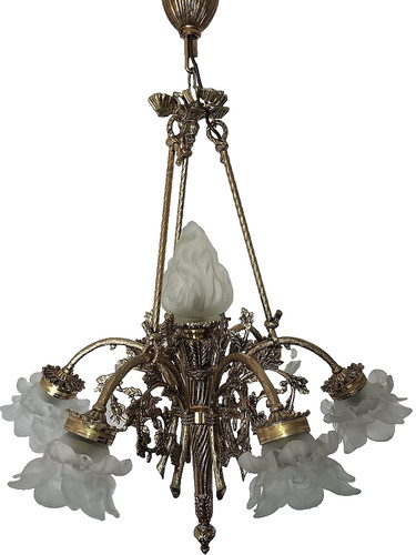 Schöne alte messing lampe - schöne,