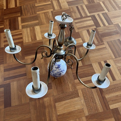 Vintage kronleuchter flammig - vintage, 5-flammig